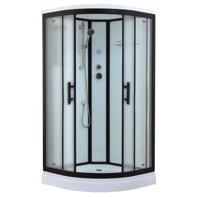 Timo Standart T-6601 Black Fabric душевая кабина