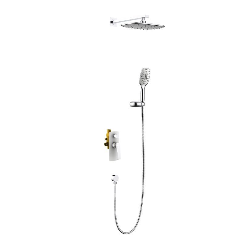 Душевая система Timo Helmi SX-4069/00-16SM Хром Белый Душевая система Timo Helmi SX-4069/00-16SM Хром Белый