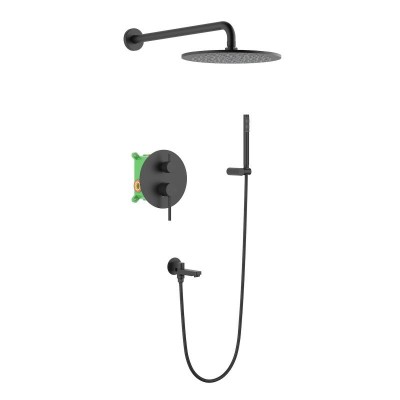 Душевая система Timo Saona SX-2379/03SM Черная матовая