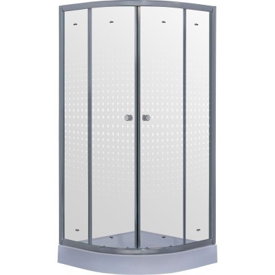 Душевой уголок Timo TL 100x100 TL-1101R профиль Хром...
