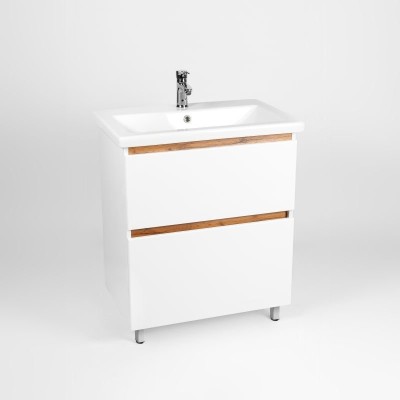 Тумба под раковину Viant Мальта 80 см, напольная, цв...