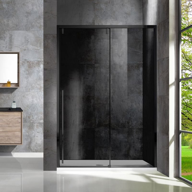 Душевая дверь Vincea Lugano 120 VDS-1L120CGB-1 профиль Черный стекло тонированное Душевая дверь Vincea Lugano 120 VDS-1L120CGB-1 профиль Черный стекло тонированное