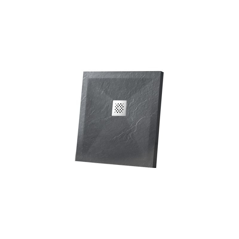 Душевой поддон из искусственного камня Vincea 100x100 VST-4SR1010A Антрацит Душевой поддон из искусственного камня Vincea 100x100 VST-4SR1010A Антрацит