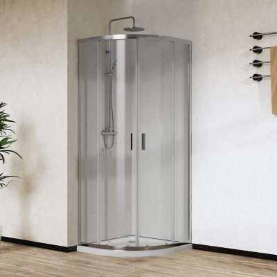 Душевой уголок Vincea City 80x80 VSQ-5CT800CL профил...