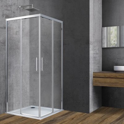 Душевой уголок Vincea Soft 100x100 VSS-3SO100CL проф...