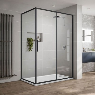Душевой уголок Vincea Slim-U 120x90 VSR-2SU9012CLB п...