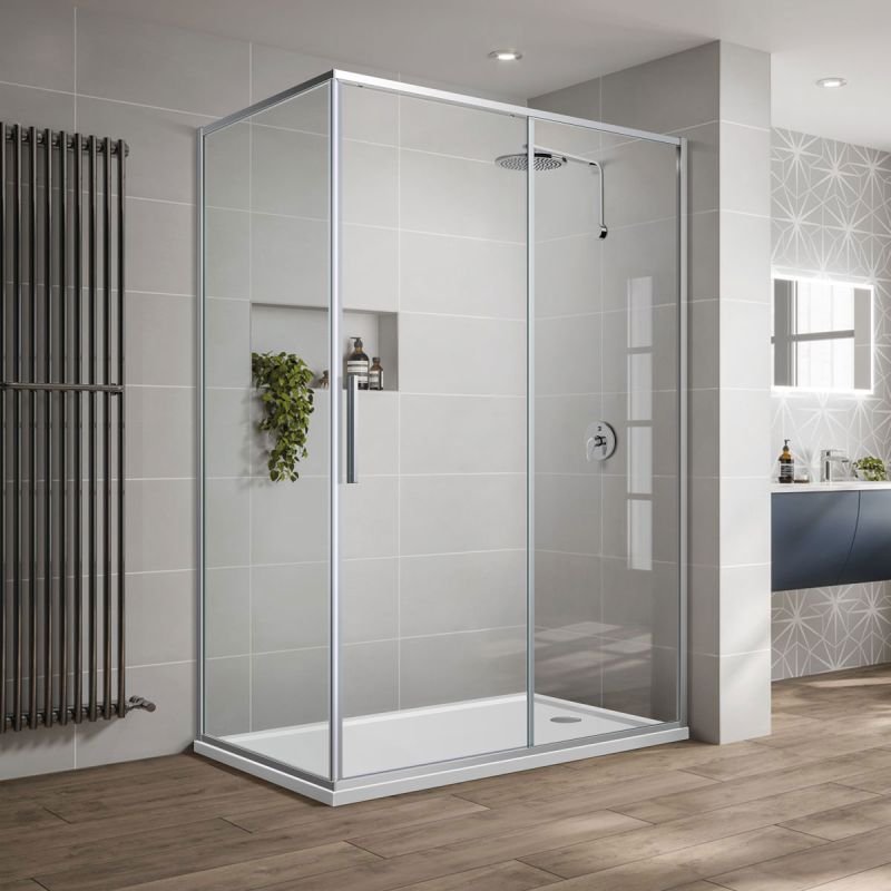 Душевой уголок Vincea Slim-U 120x90 VSR-2SU9012CL профиль Хром стекло прозрачное Душевой уголок Vincea Slim-U 120x90 VSR-2SU9012CL профиль Хром стекло прозрачное