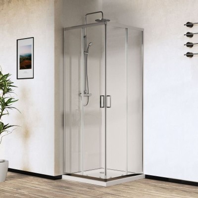 Душевой уголок Vincea City 100х80 VSS-5CT8010CL проф...