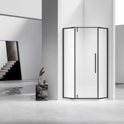 Душевой уголок Vincea Slim-N 90x90 VSP-4SN900CLB про...