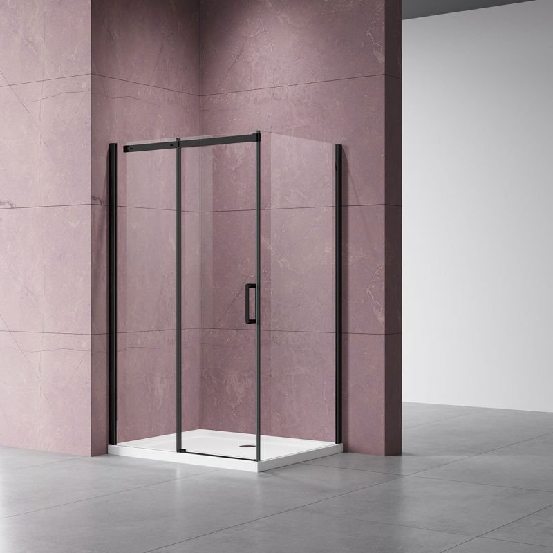 Душевой уголок Vincea Dice 120x80 VSR-4D8012CLB профиль Черный стекло прозрачное Душевой уголок Vincea Dice 120x80 VSR-4D8012CLB профиль Черный стекло прозрачное