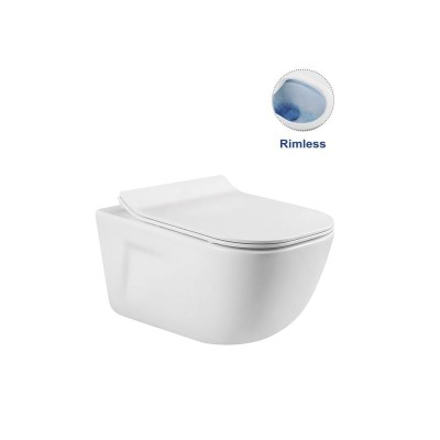 Унитаз Vincea Idea Rimless VT1-33 подвесной с сидень...