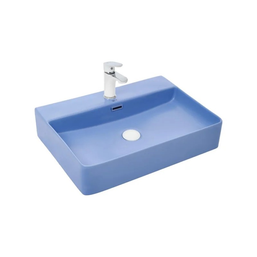 Раковина WeltWasser Elbach 2173 MBL 60 10000004506 Голубой матовый