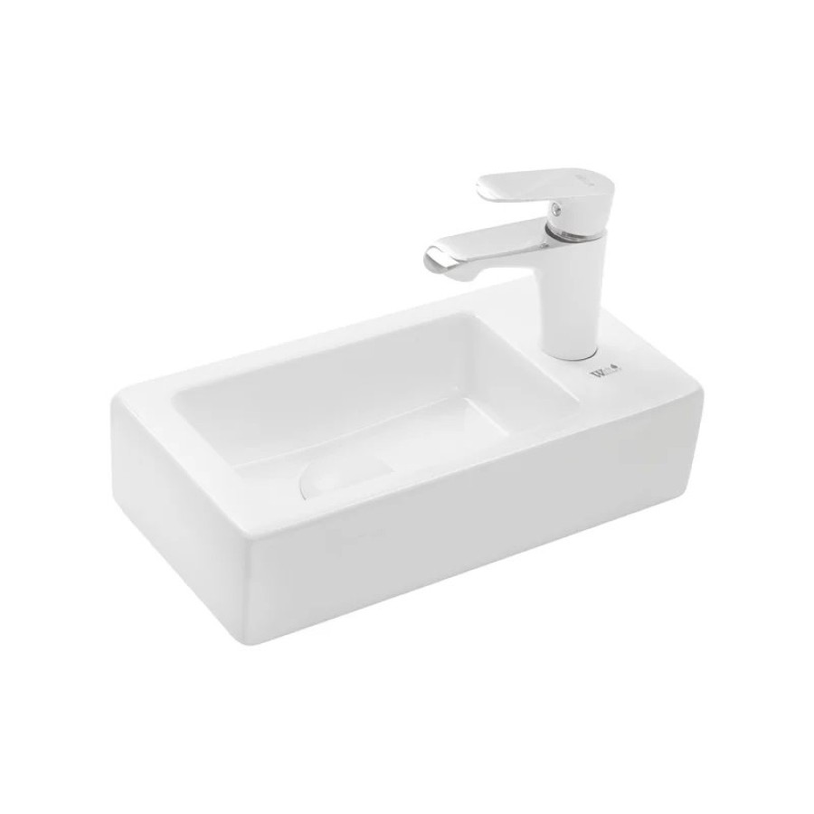 Раковина WeltWasser Aisbach 5092 R 37 10000003873 Белый глянец