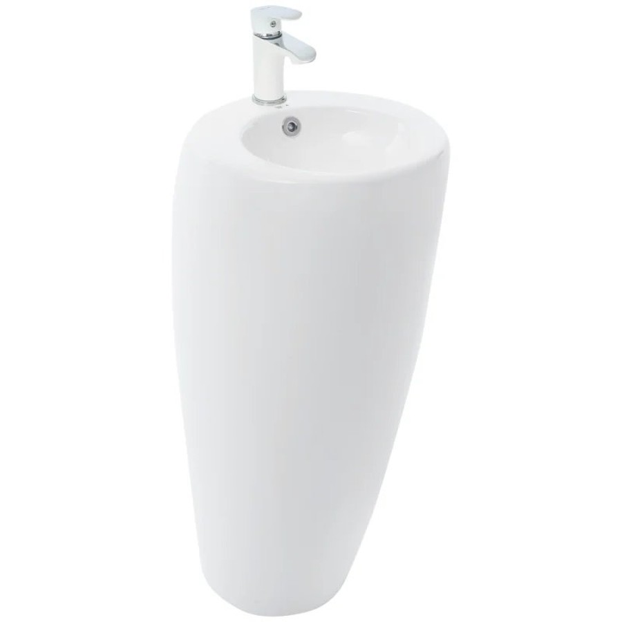 Раковина WeltWasser Leerbach 3838 GL-WT 38 10000005489 Белый глянец