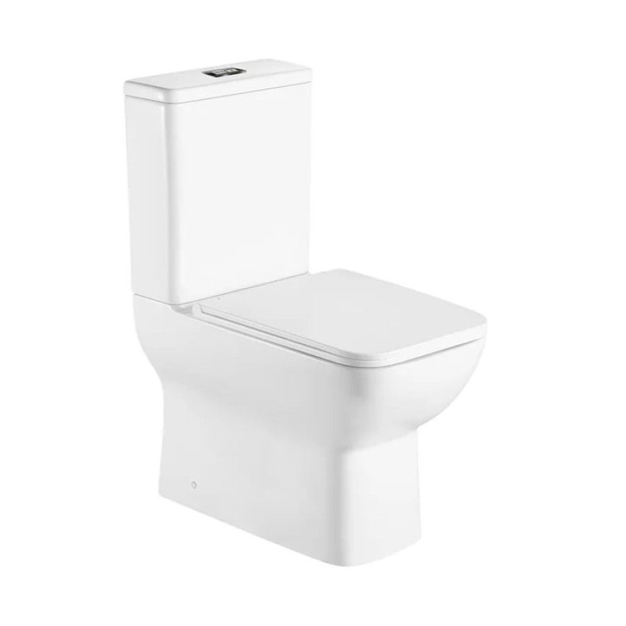 Унитаз компакт WeltWasser Innbach 001 GL-WT 10000009968 с бачком и сиденьем Микролифт