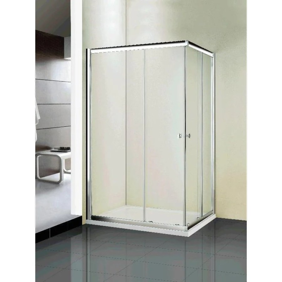 Душевой уголок WeltWasser WW200 QS22 120x80 10000001230 профиль Хром стекло прозрачное