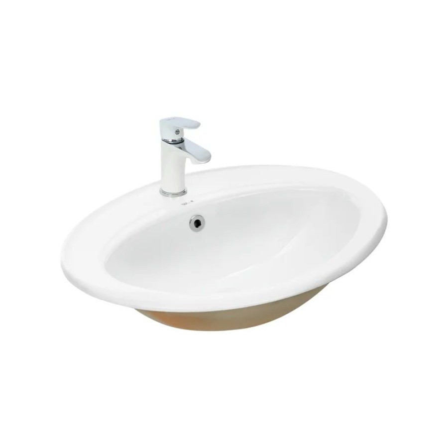 Раковина WeltWasser Deilbach 6002 55 10000003888 Белый глянец