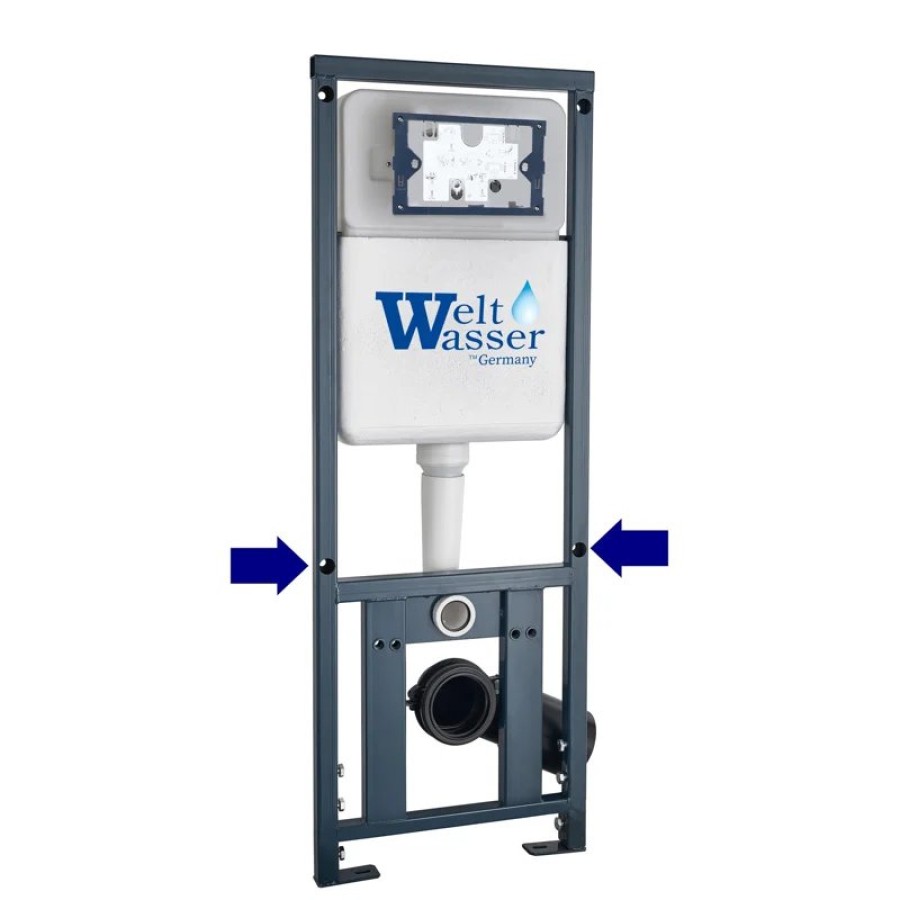 Инсталляция WeltWasser WW Marberg 410 10000005948 для унитаза без клавиши смыва