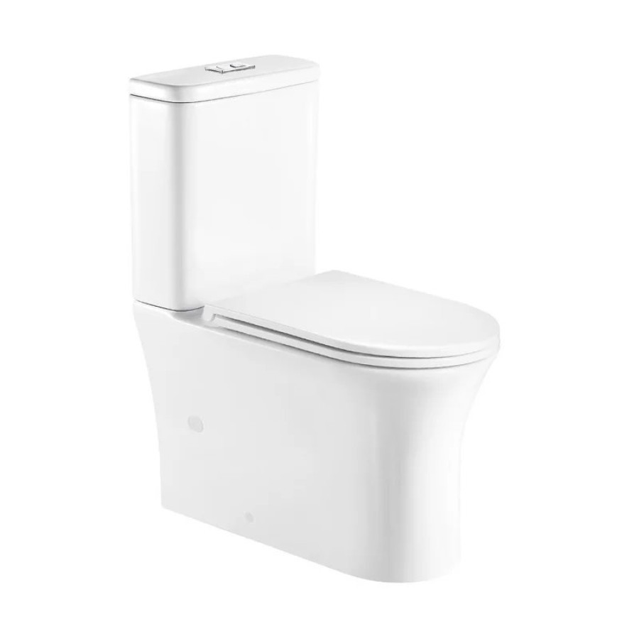 Унитаз компакт WeltWasser Telbach 001 GL-WT 10000003776 Белый глянец с бачком и сиденьем Микролифт