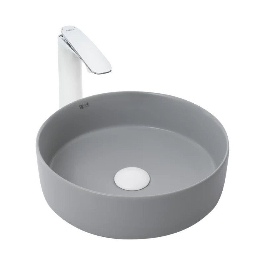 Раковина-чаша WeltWasser Elbach 3134 MFG 35 10000004513 Светло-серая матовая