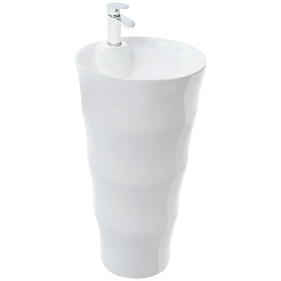 Раковина WeltWasser Leerbach 4242 GL-WT 42 10000005493 Белый глянец