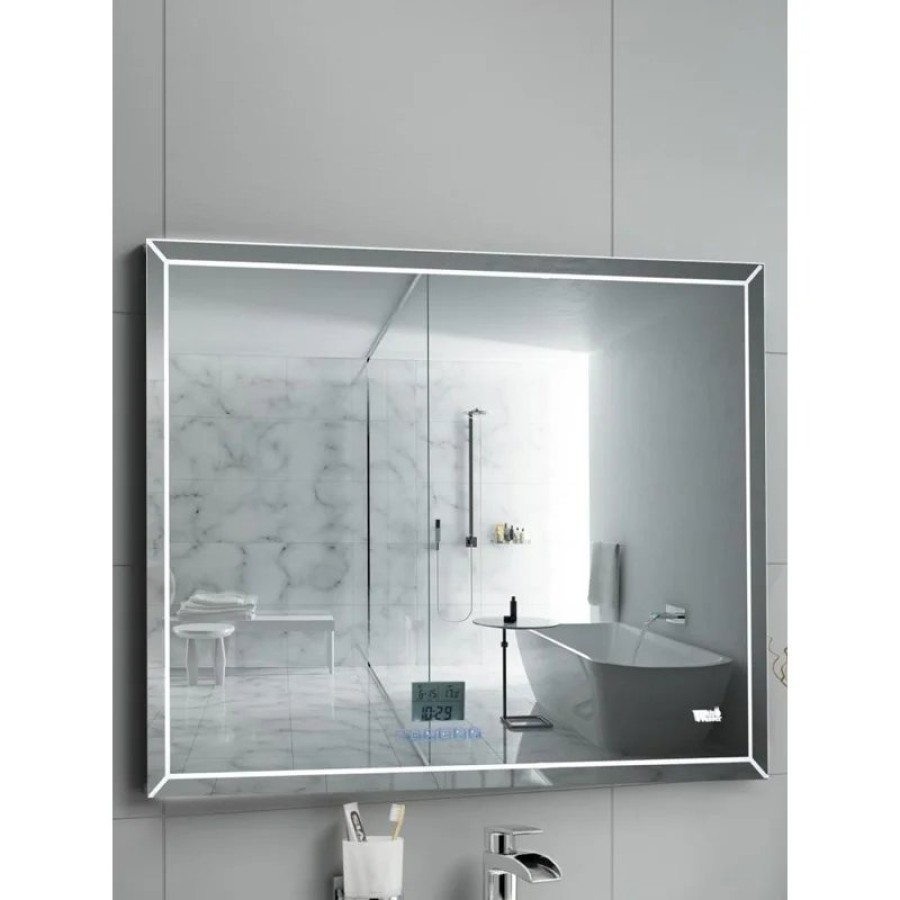 Зеркало WeltWasser Lanzo 80x60 с подсветкой с динамиками и многофункциональной системой 10000000979 Хром