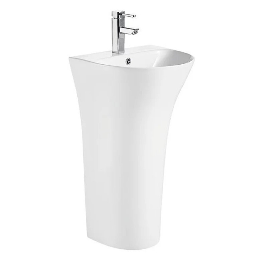 Раковина WeltWasser Leerbach 4842 GL-WT 48 10000013332 Белый глянец