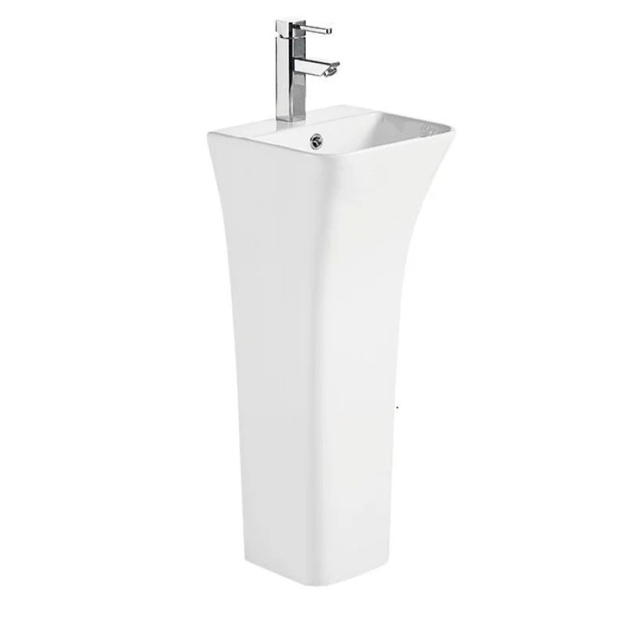 Раковина WeltWasser Leerbach 3434 GL-WT 34 10000013331 Белый глянец