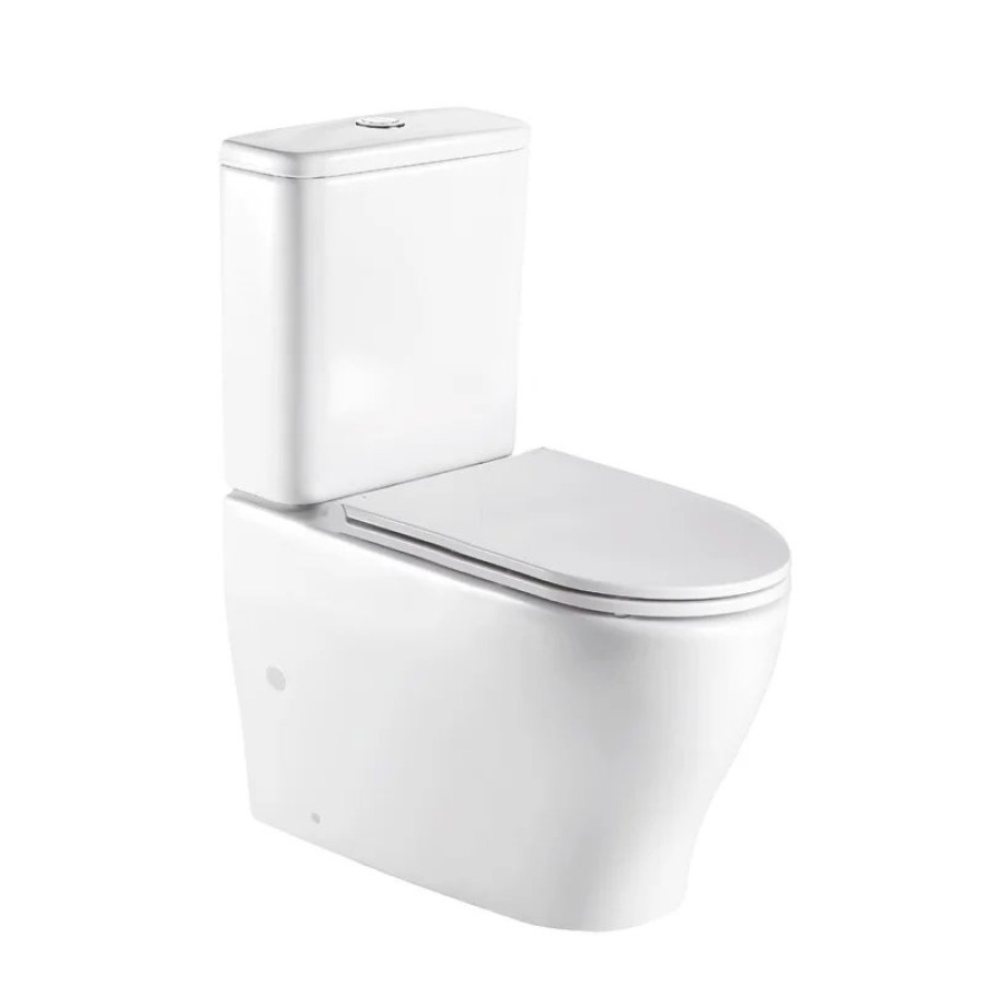 Унитаз компакт WeltWasser Angerbach 001 GL-WT 10000005966 Белый глянец с бачком и сиденьем Микролифт