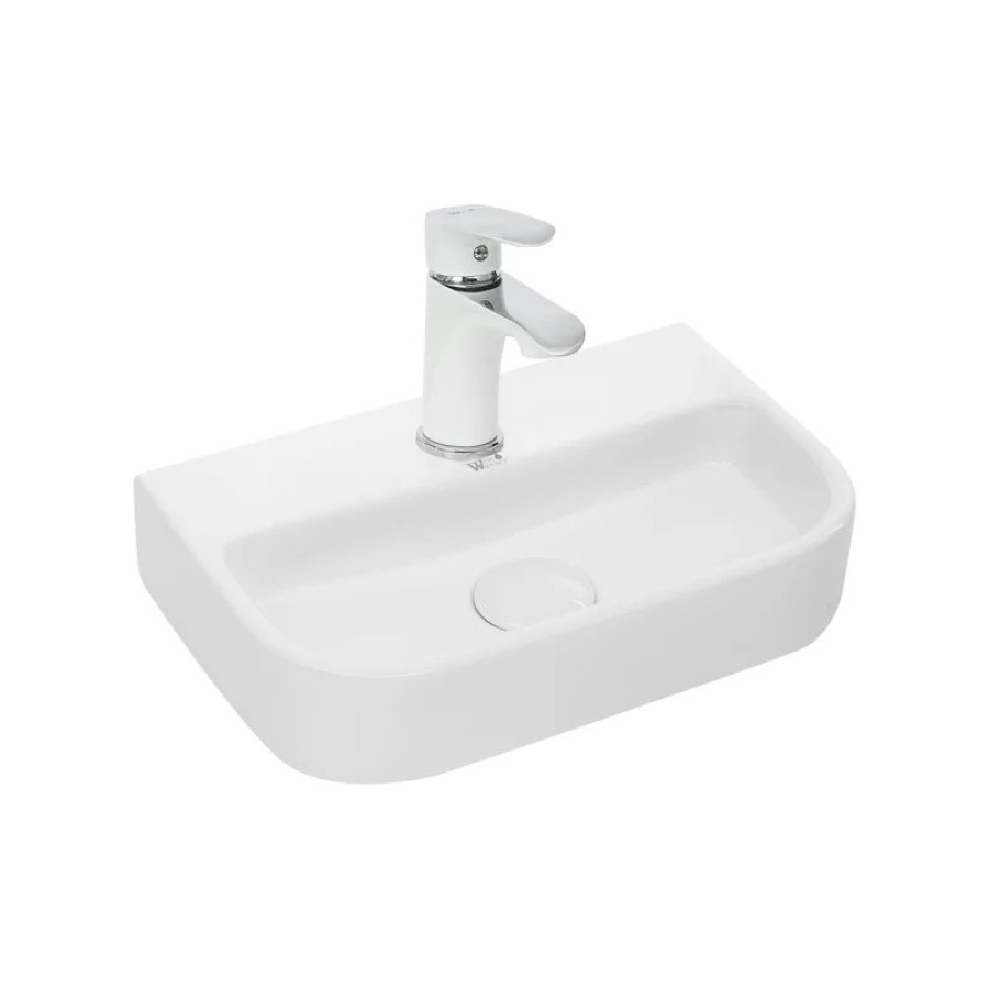 Раковина WeltWasser Aisbach 5075 38 10000003881 Белый глянец