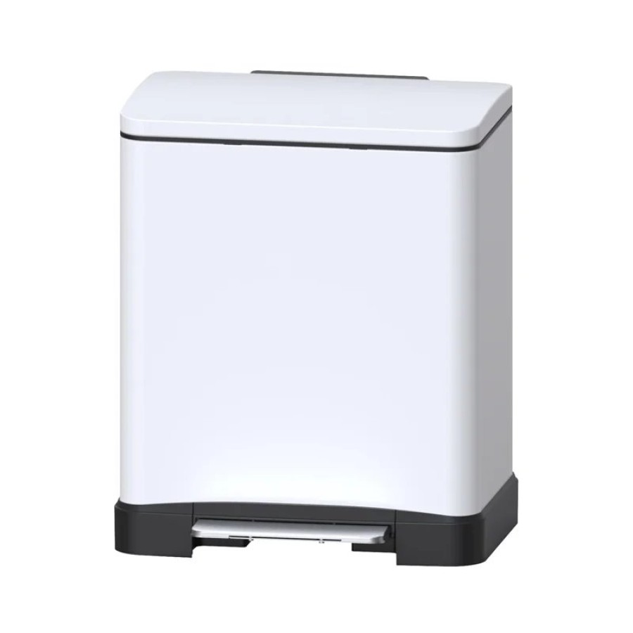 Ведро для мусора WeltWasser WW ME Lassy WT 12L 10000006130 Белое