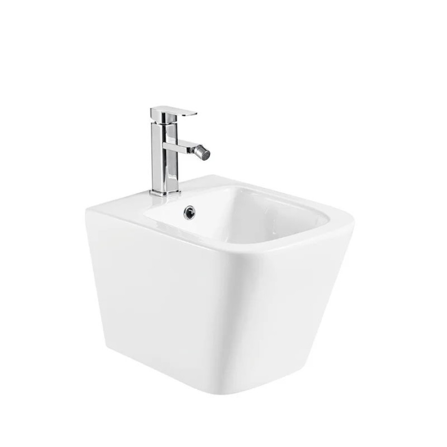 Биде WeltWasser Gelbach 005 GL-WT 10000003754 подвесное Белый глянец
