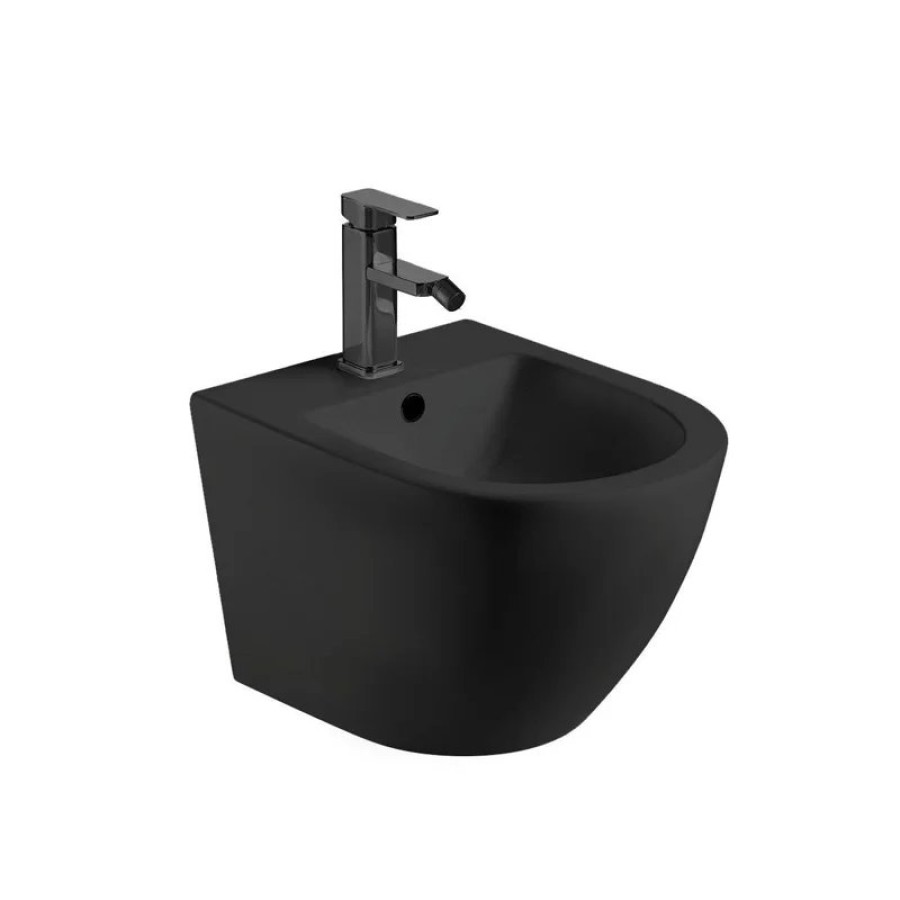 Биде WeltWasser Merzbach 005 MT-BL 10000003715 подвесное Черное матовое
