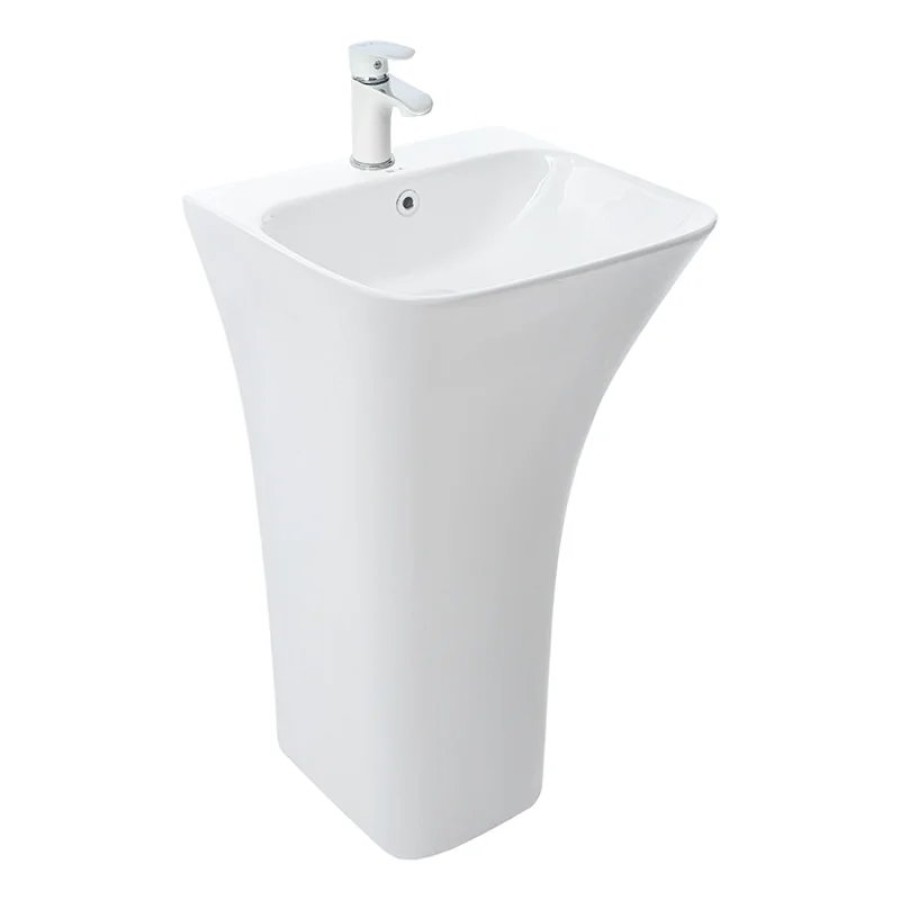 Раковина WeltWasser Leerbach 4543 GL-WT 45 10000005492 Белый глянец