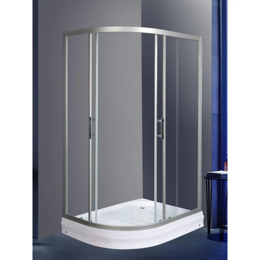 Душевой уголок WeltWasser WW500 С 120х90 10000004096 профиль Хром матовый стекло прозрачное