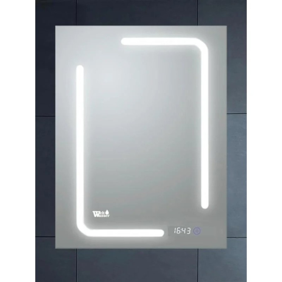 Зеркало WeltWasser Marc 60x80 с подсветкой 10000000965 Хром