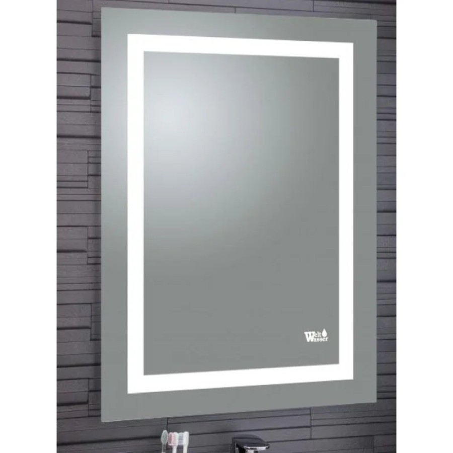 Зеркало WeltWasser Mira 60x80 с подсветкой 10000000964 Хром