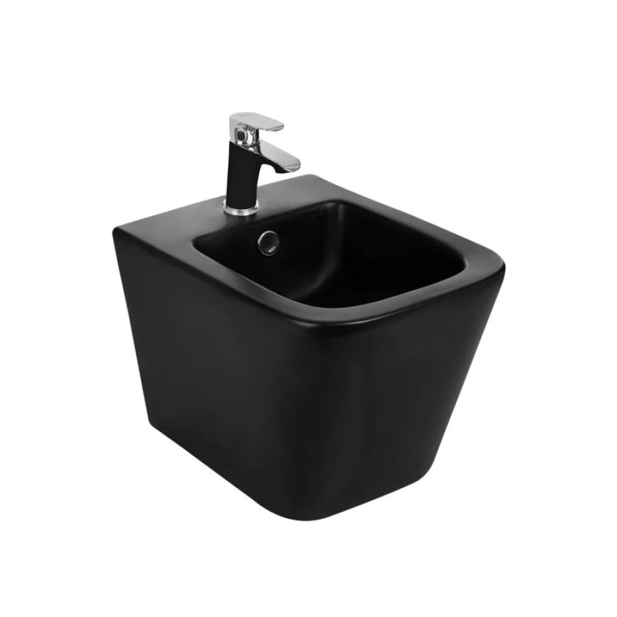Биде WeltWasser Gelbach 005 MT-BL 10000003757 подвесное Черное матовое