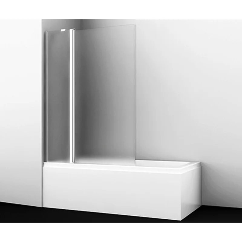 Шторка на ванну WasserKRAFT Berkel 110 L 48P02-110LM профиль Хром стекло матовое Шторка на ванну WasserKRAFT Berkel 110 L 48P02-110LM профиль Хром стекло матовое