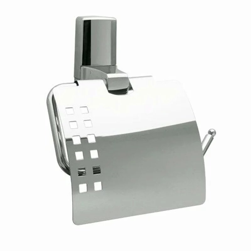 Держатель туалетной бумаги WasserKRAFT Leine K-5025 с крышкой Хром Держатель туалетной бумаги WasserKRAFT Leine K-5025 с крышкой Хром