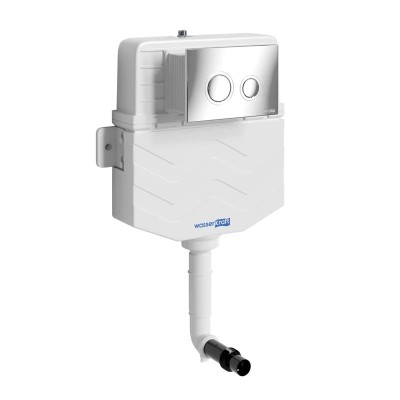 Смывной бачок WasserKRAFT Aller 10TLT.031.ME.CH01 дл...