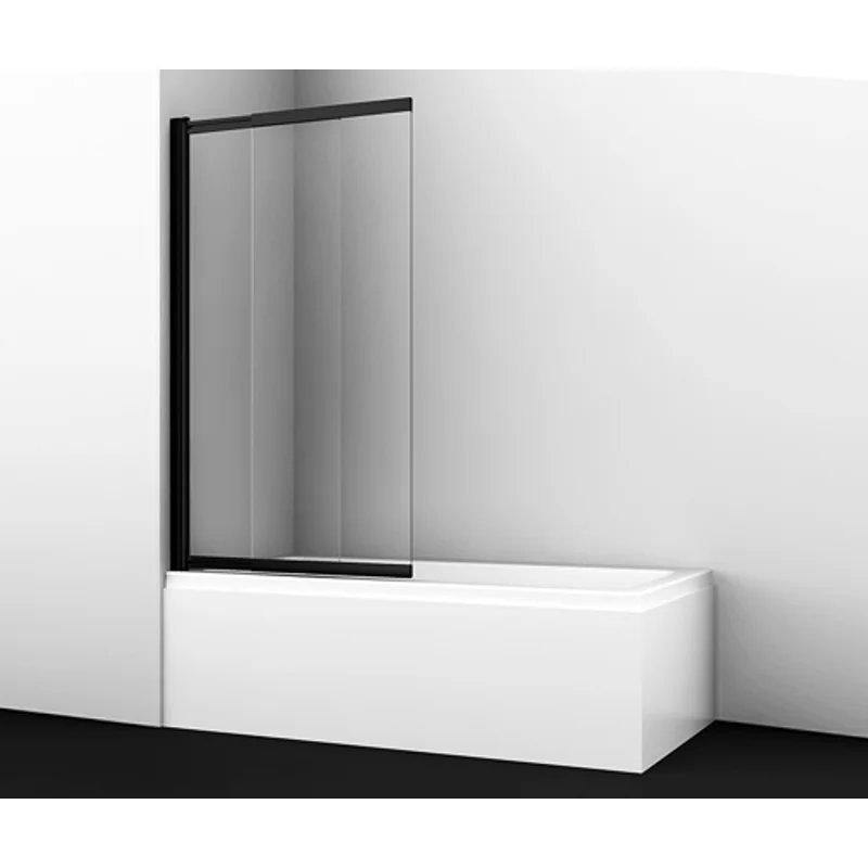Шторка на ванну WasserKRAFT Dill 100 61S02-100 профиль Черный стекло прозрачное Шторка на ванну WasserKRAFT Dill 100 61S02-100 профиль Черный стекло прозрачное