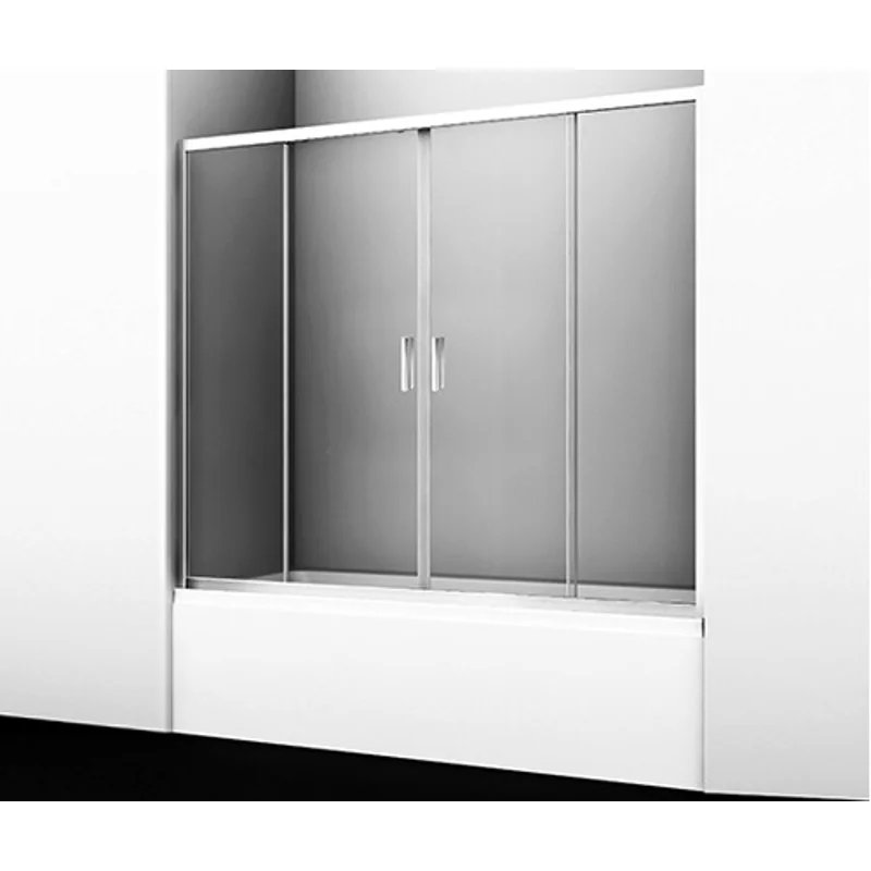 Шторка на ванну WasserKRAFT Lippe 45S02-170 профиль Хром стекло прозрачное Шторка на ванну WasserKRAFT Lippe 45S02-170 профиль Хром стекло прозрачное