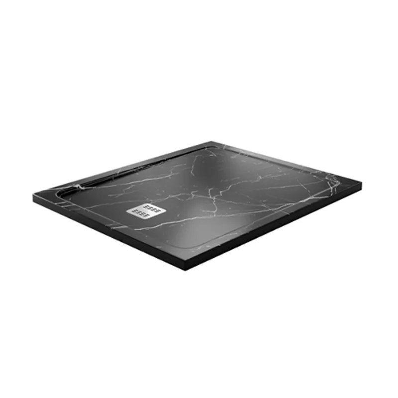 Душевой поддон из искусственного камня WasserKRAFT Neime 120х100 19T10 Черный матовый Душевой поддон из искусственного камня WasserKRAFT Neime 120х100 19T10 Черный матовый