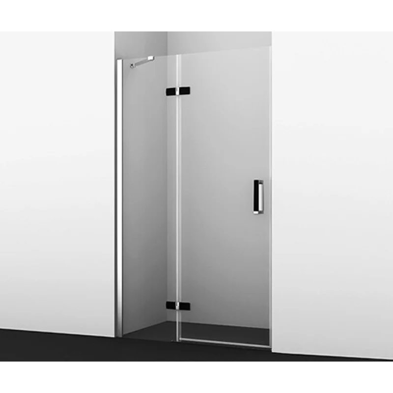Душевая дверь WasserKRAFT Aller 120 L 10H05LBLACK профиль Хром стекло прозрачное Душевая дверь WasserKRAFT Aller 120 L 10H05LBLACK профиль Хром стекло прозрачное