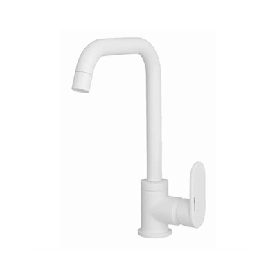 Смеситель для кухни WasserKRAFT Mindel 8507 Белый ма...
