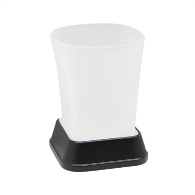Стакан для зубных щеток WasserKRAFT Amper Black K-54...