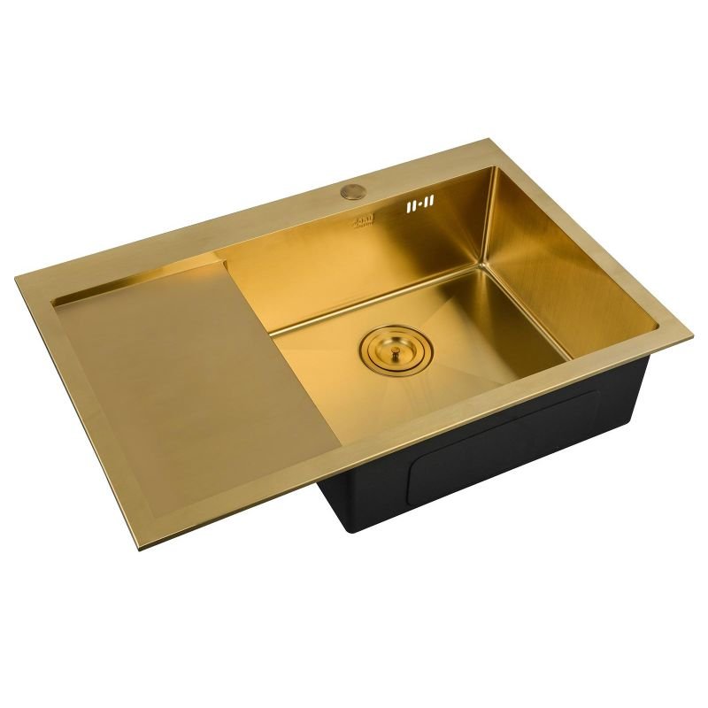 Кухонная мойка ZorG PVD Bronze SZR-7851-R BRONZE Бронза Кухонная мойка ZorG PVD Bronze SZR-7851-R BRONZE Бронза