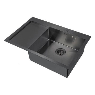 Кухонная мойка ZorG Grafit PVD 7851-R GRAFIT Графит