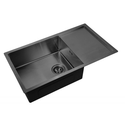 Кухонная мойка ZorG Grafit PVD 7844 GRAFIT Графит